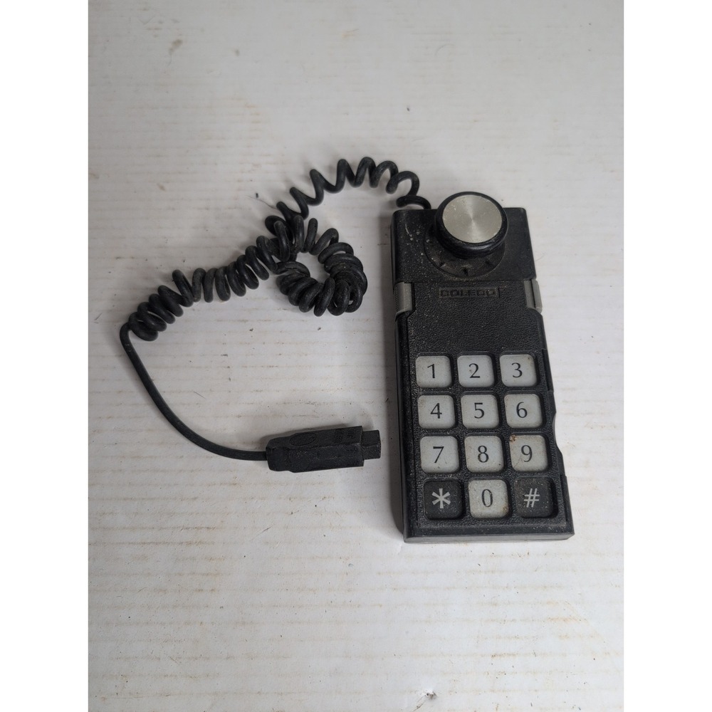 Vintage Coleco Controller Joystick for ColecoVision Console Number Pad Keypad